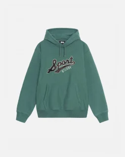 SATIN PATCH HOODIE