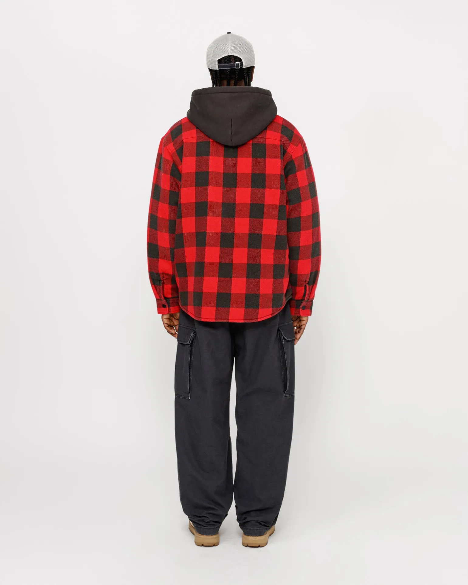 SHERPA LINED BUFFALO PLAID SHIRT