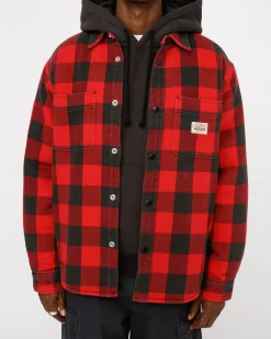SHERPA LINED BUFFALO PLAID SHIRT