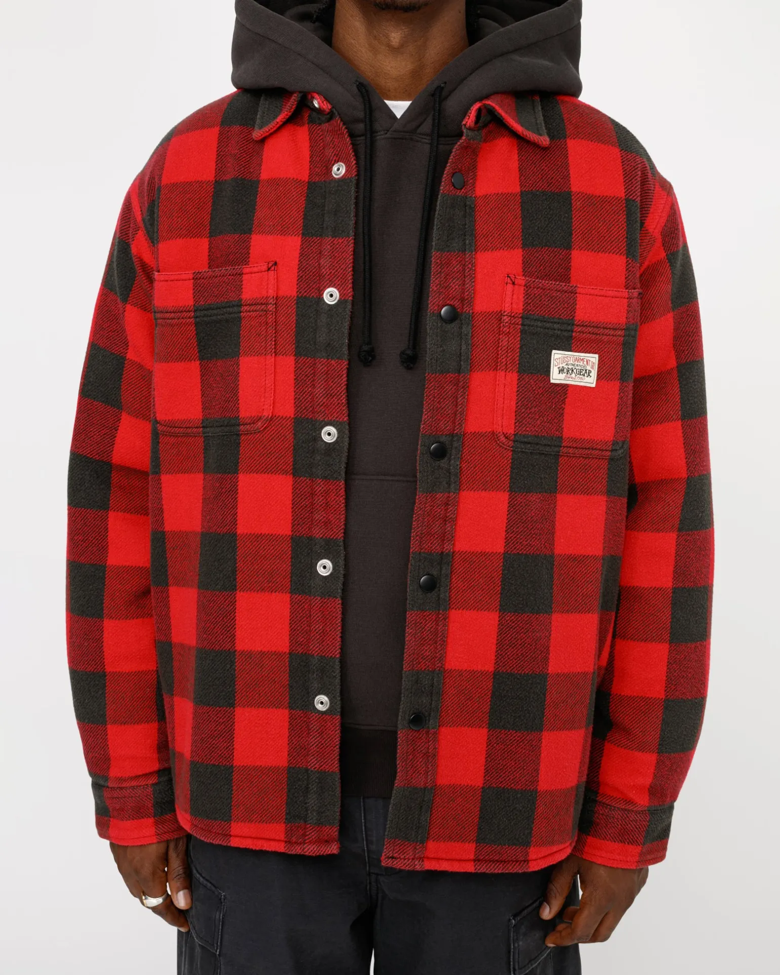 SHERPA LINED BUFFALO PLAID SHIRT