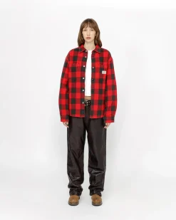 SHERPA LINED BUFFALO PLAID SHIRT