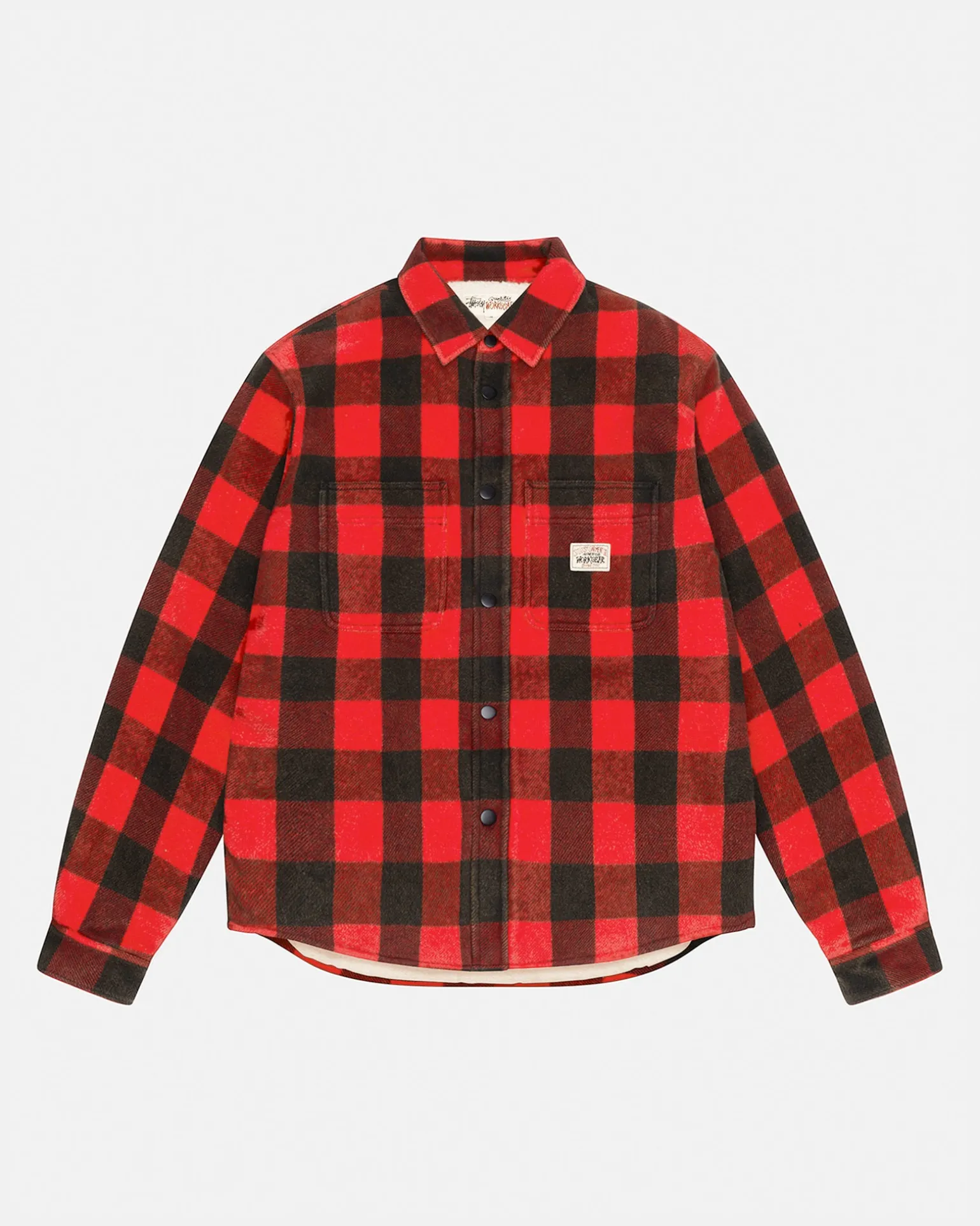 SHERPA LINED BUFFALO PLAID SHIRT