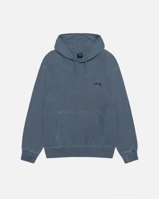 SMOOTH STOCK HOODIE PIGMENT DYED