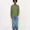 2 TONE COTTON MESH CREW