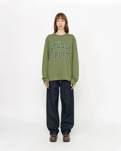 2 TONE COTTON MESH CREW