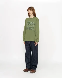 2 TONE COTTON MESH CREW