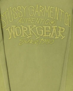 WAFFLE LINED ZIP HOODIE