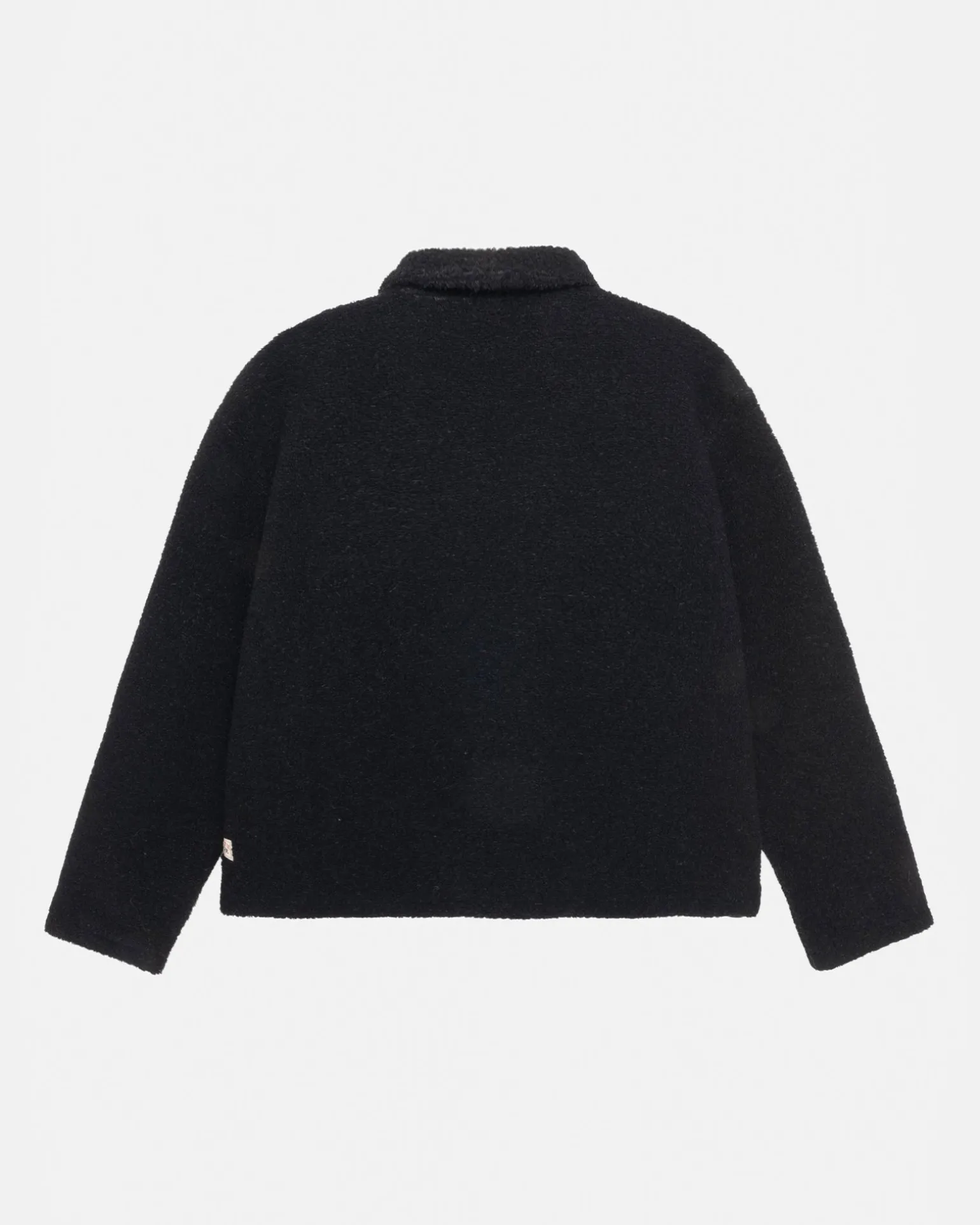 WOOL BLEND SHERPA PULLOVER