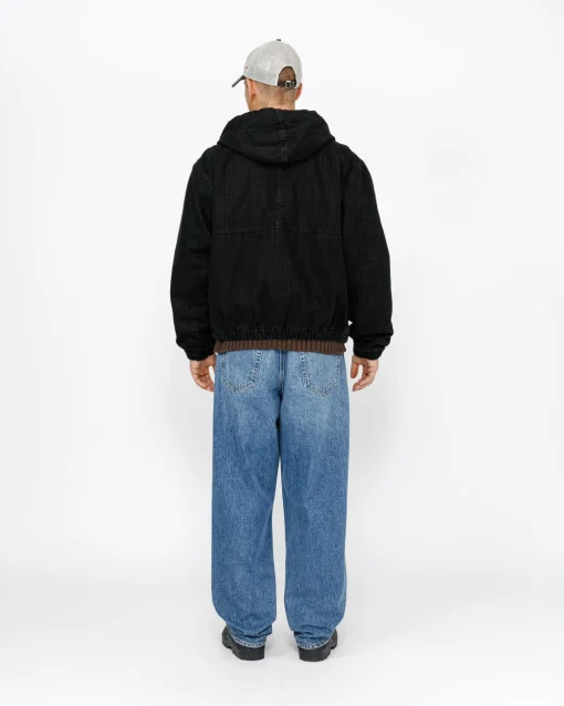 WORK JACKET CANVAS NEEDLE PUNCH