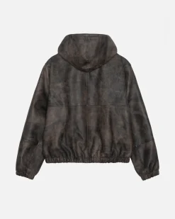 WORK JACKET STONEWASH LEATHER